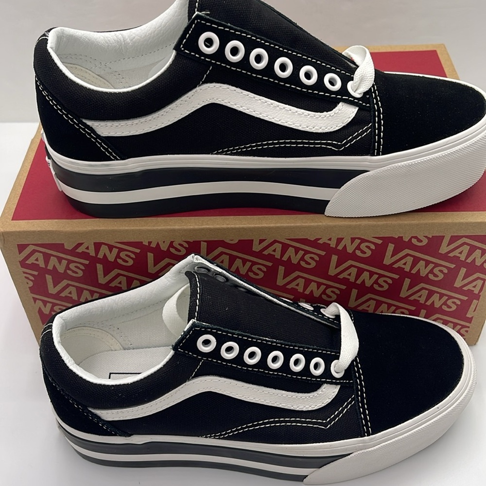 Vans Platform Sneakers Old Skool Stackform Smarte… - image 2